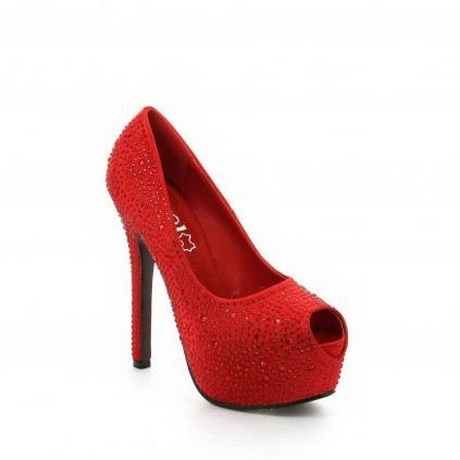 Chaussure rouge femme