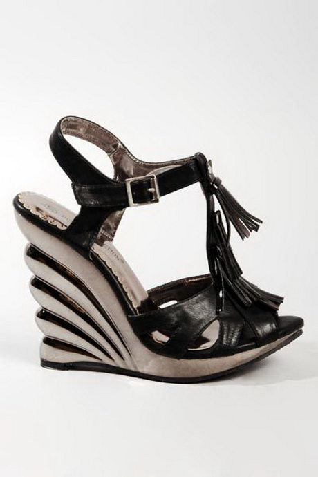 Chaussures talons compenses