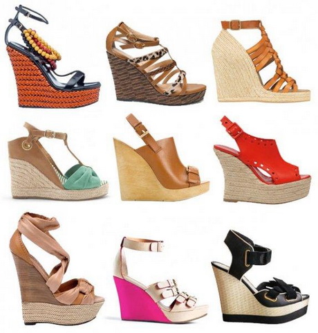 Chaussures talons compenses