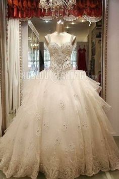 Robe de mariée de princesse de luxe