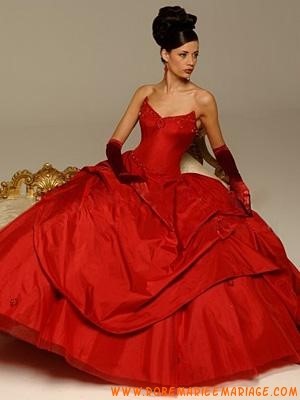 Robe rouge princesse