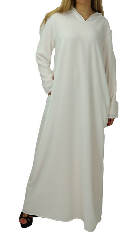 Robe blanc longue