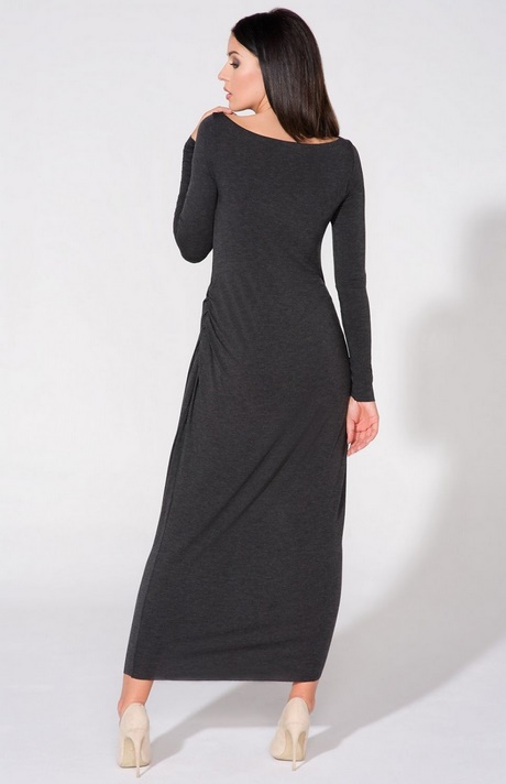 Robe longue maille