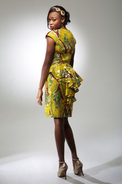 Model couture africaine
