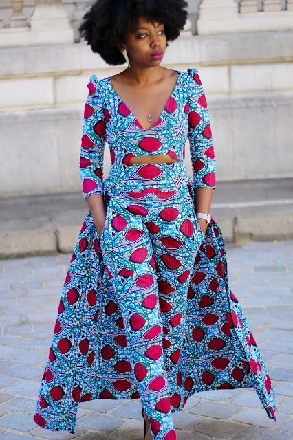 Model de tenue africaine