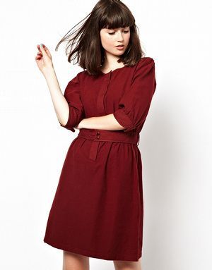 Robe hiver rouge