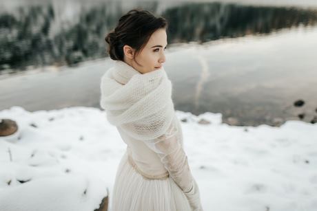 Robe de marie hiver