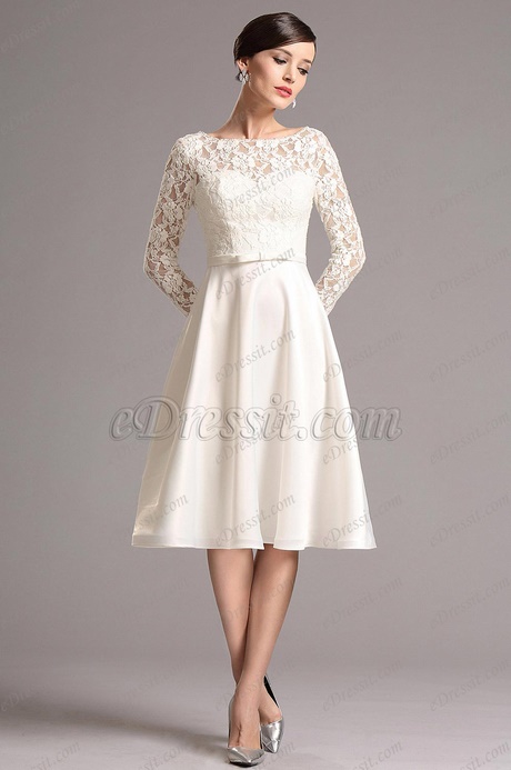 Robe blanche cocktail mariage
