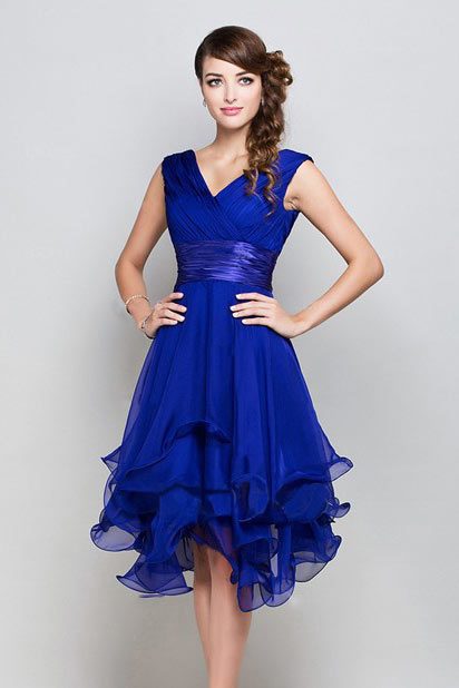 Belle robe bleu