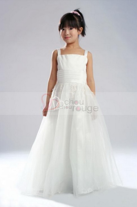 Robe blanche pour fille