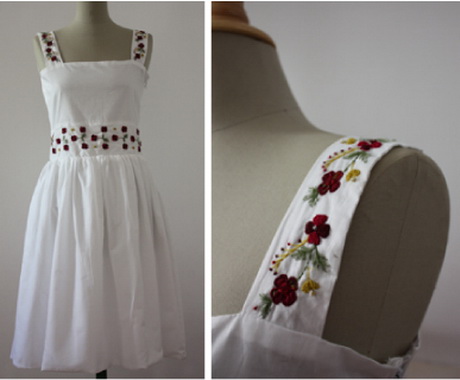Robe broderie