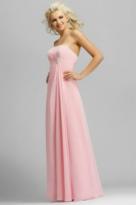 Robe bustier rose pale