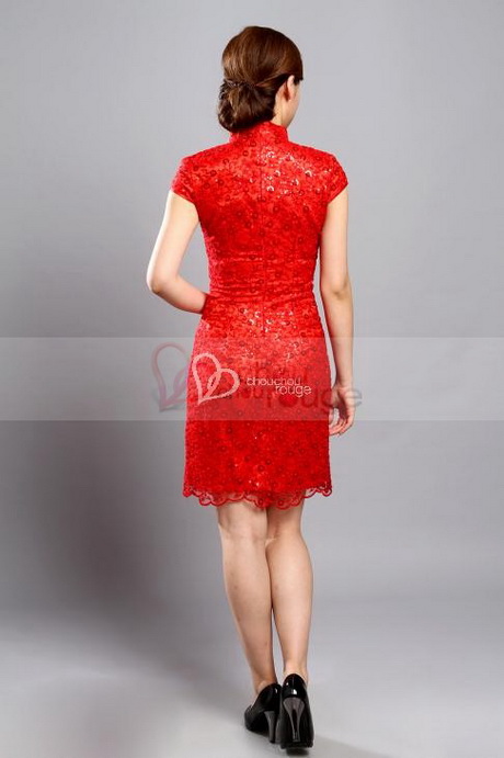 Robe chinoise rouge