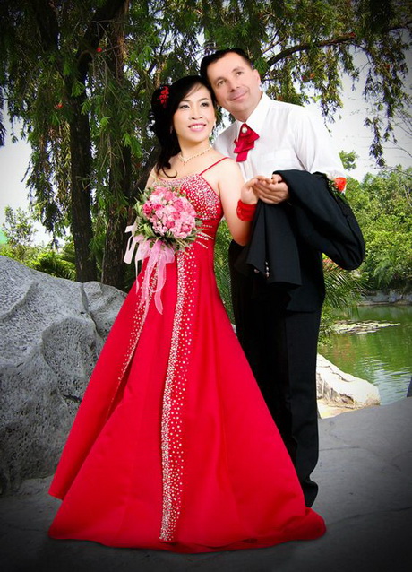 Robe de mariée asiatique