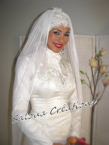 Robe de mariee avec hijab