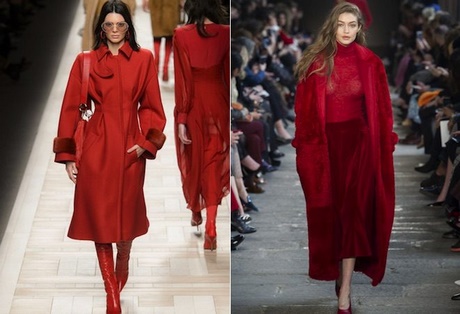 Robe rouge hiver 2018