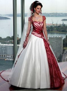 Robe de mariée rouge 2019
