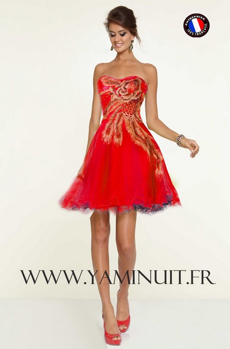Robe fiancaille rouge