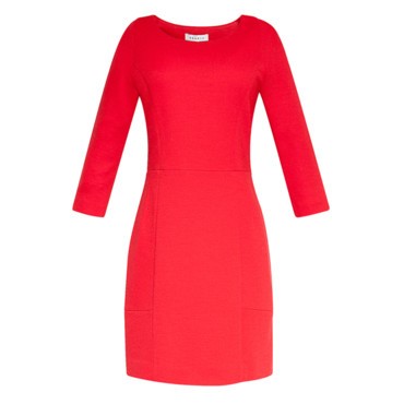 Robe rouge d hiver