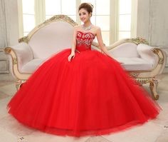 Robe rouge de princesse