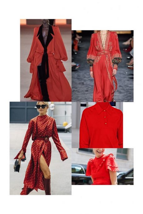 Robe rouge hiver 2021