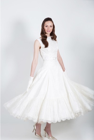 Robe de mariée année 50 60