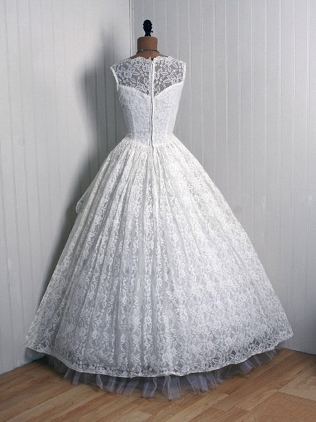 Robe de mariée style année 50