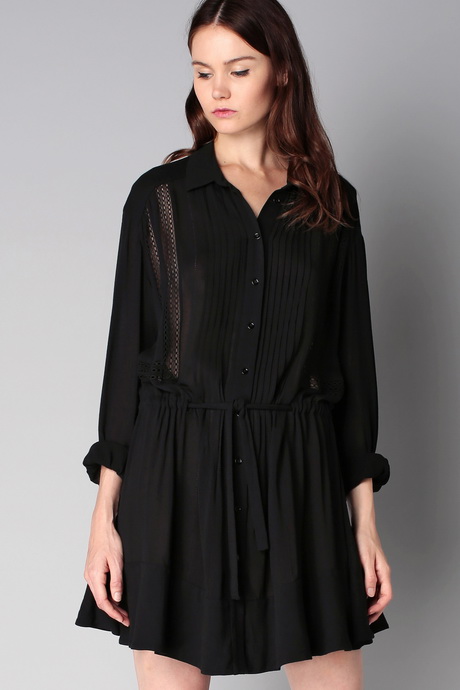 Robe blouse noire