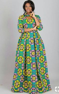 Model pagne robe africain