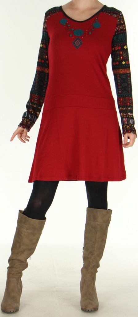 Robe hiver manches longues