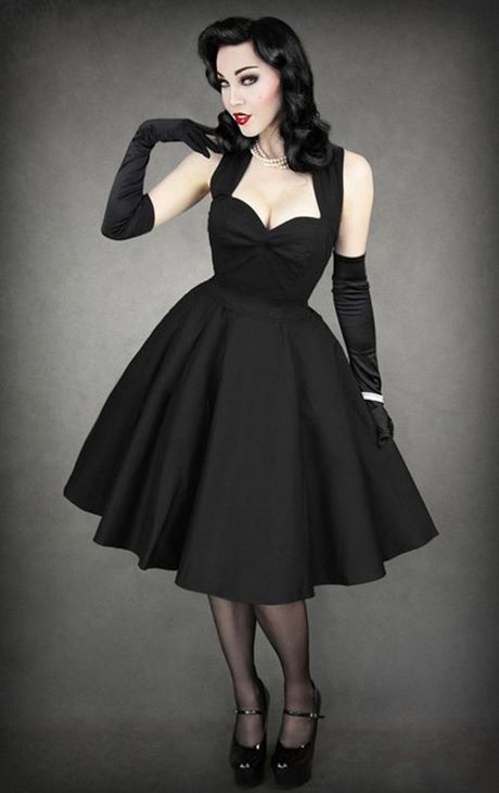 Robe pin up gothique