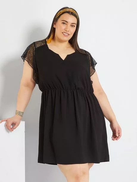 Petite robe noire grande taille