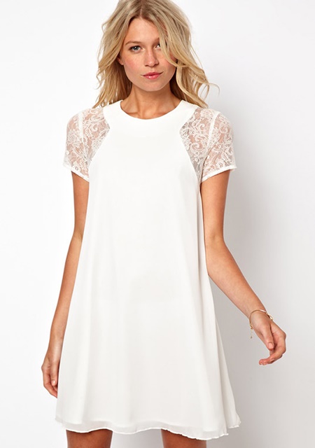 Robe blanche elegante