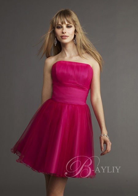 Une robe rose