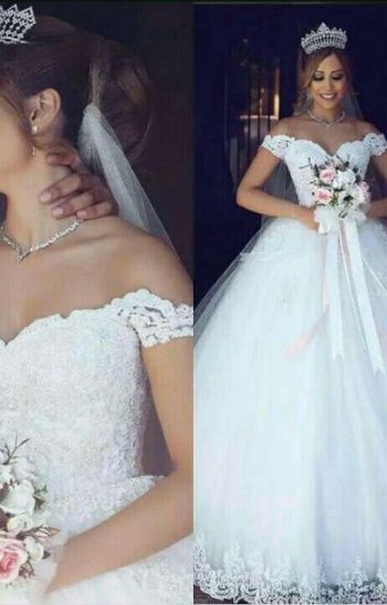 Une belle robe de mariée