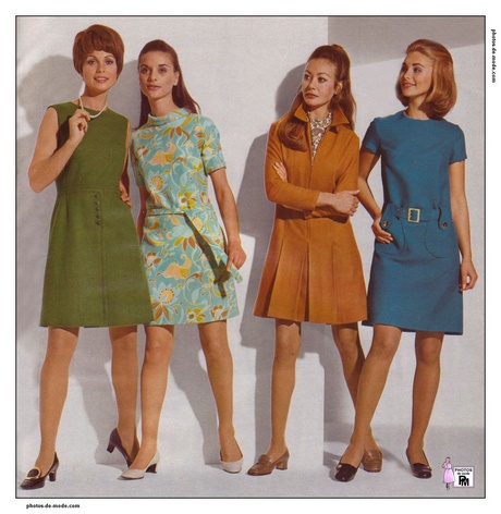 Mode année 1960 à 1970