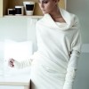 Robe en laine blanche