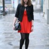 Robe hiver rouge