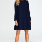 Robe bleue manches longues