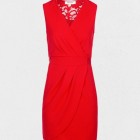 Robe rouge coupe droite